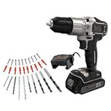 Black ve Decker Black ve decker 18v Darbeli Vidalama Elektrikli Matkap - Bdchd18sc1k-qw - Tek Akülü