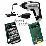 Black ve Decker Black ve decker Şarjlı Tornavida Seti 3.6 V + Bosch X-line 25 Parça Vidalama Seti