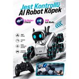 Blackbird Game Center Blic BRB2 Akıllı Robot Köpek Uzaktan Kumandalı Jest Kontrollü RGB Işıklı ve Sis Efektli Akrobatik Oy