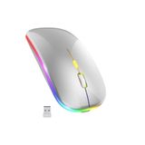 Blackbird Game Center Blic Bwm6 Gri Rgb Şarjlı Kablosuz 1600dpı Işıklı Kablosuz Sessiz Mouse