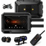 Blackbird Game Center Glr T10 Motosiklet Kamera Kayıt Cihazı - Kablosuz Carplay & Android Auto, Dual Kamera, Gps ve Tpms Desteği - Siyah