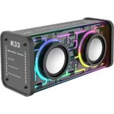 Blackbird Game Center K33 Double Blast Mech Cannon Bluetooth Hoparlör | RGB Aydınlatmalı 16W Süper Güçlü