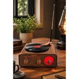 Blackbird Game Center Meier MD-1217BT Kahverengi Nostaljik Görünümlü Bluetooth Hoparlör ve 3 Bantlı Şarjlı Radyo