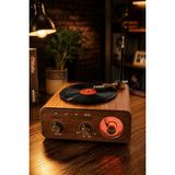 Blackbird Game Center Meier MD-1317BT Nostaljik Görünümlü Bluetooth Hoparlör ve 3 Bantlı Şarjlı Radyo - Kahverengi
