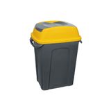 BlackBird Home Hippo 50 Lt Çöp Kovası Antrasit Gövde Sarı Kapak