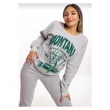 blackbonds Kadın Montana Baskılı Sweatshirt