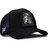 BlackBörk Aslan Logolu Siyah Trucker Şapka - 359 Siyah - Standart
