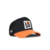 BlackBörk Basketbol Logolu Kiremit-Siyah Trucker Şapka