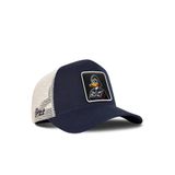 BlackBörk Duckside Logolu Lacivert-Bej Trucker Şapka