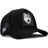 BlackBörk Kurt Logolu Siyah Trucker Şapka - Antara Füme - Standart