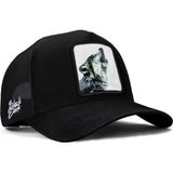 BlackBörk Kurt Logolu Siyah Trucker Şapka - Standart