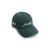 BlackBörk Limited Edition Nakışlı Petrol Yeşili Vintage Yıkamalı Beyzbol Şapka