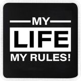 BlackBörk My Life My Rules Logolu V1 Bench - 001-Siyah - Standart