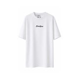 BlackBörk Nakışlı Oversize Off White B-Shirt