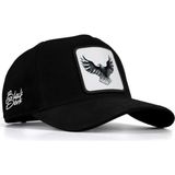 BlackBörk V1 Baseball Kartal - 4 Kod Logolu Unisex Siyah Şapka (Cap) - Standart