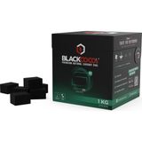Blackcoco's Nargile Kömürü RECTS20 Doğal Hindistan Cevizi 1 Kg 80 Adet Uzun Yanma Süresi
