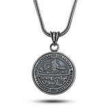 BlackCraft 925 Ayar Gümüş Arapça Selamün Aleyküm Yazılı Cevşen Kolye