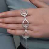 BlackCraft 925 Ayar Gümüş Midyat El İşçiliği Ay Dansı Telkari Bileklik