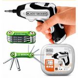 Black&Decker 3.6 V Lityum Batarya Şarjlı Tornavida Seti + Bosch 8 Li Katlanır Allen Seti