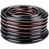 BLACK+DECKER Bahçe hortumu 25 metre – Çap 19 mm – Dayanıklı PVC – Bahçe Sulama, Araba Yıkama, Havuz Dolumu – Her standart musluk için uygundur – Siyah/Turuncu