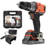 Black&decker BLD683D1XK-QW 18V Powerconnect™ Akülü Darbeli Matkap (Fırçasız, 1x 2,0AH Akü, 1A Şarj Cihazı ve Kit Kutusu Ile) - Renk
