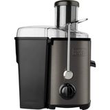 Black+Decker BXJE600E – 600 W Santrifüj, 2 Hız, 62 mm Ağızlı Meyve Suyu ve Sebze Sıkacağı, 1,2 L Çıkarılabilir Tank, 0,55 L Meyve Suyu Sürahisi