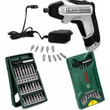 Black&decker Şarjlı Tornavida Seti 3.6 V + Bosch X-Line 25 Parça Vidalama Seti