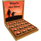 Blackeye Chocolate Asker Çikolatası - Asker Uğurlama Çikolatası (32 Adet Madlen Çikolata)