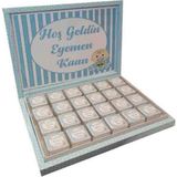 Blackeye Chocolate Erkek Bebek Çikolatası (48 Adet Madlen Çikolata)