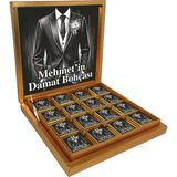 Blackeye Chocolate Kişiye Isimli Damat Bohçası Çikolatası - 32 Adet Sütlü Madlen Çikolata