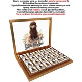 Blackeye Chocolate Kişiye Özel Isimli Gelin Bohçası Çikolatası - 72 Adet Madlen Çikolata
