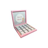 Blackeye Chocolate Kişiye Özel Isimli Kız Bebek Karton Kutulu Bebek Çikolatası (32 Adet Madlen Çikolata)