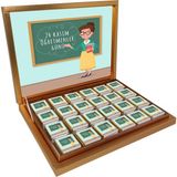 Blackeye Chocolate Öğretmenler Günü Çikolatası - 72 Adet Madlen Çikolata