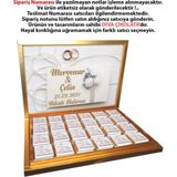Blackeye Chocolate Söz Nişan Nikah Çikolatası 48 Adet Madlen Çikolata Altın Kutu