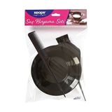 Blackleg Keops Saç Boyama Seti Boya Kabı+ Tarak + Fırça - Siyah
