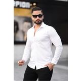 blackpanther BÜYÜK BEDEN GİZLİ DÜĞME ERKEK GÖMLEK