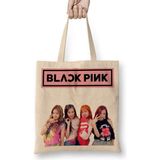 Blackpink 004 Bez Çanta Uzun Saplı - Açık Bej - 40 X 40