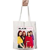 Blackpink Black Pink En Çok Satılan Iki Tarafı Kalıcı Baskılı Yıkanabilir Okul Plaj Omuz Bez Çantası