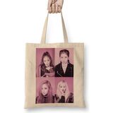 Blackpınk Blackpink 01 Bez Çanta Uzun Saplı - Açık Bej - 40 X 40