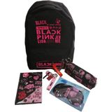 Blackpink Defter Çanta Kalemlik Uyku Bandı Anahtarlık - Siyah