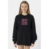 Blackpink Jenchoolichaeng Hangul Siyah Kadın 2İp Sweatshirt