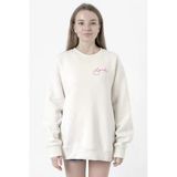 Blackpink Jennie Signature Beyaz Kadın 2İp Sweatshirt