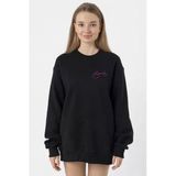 Blackpink Jennie Signature Siyah Kadın 2İp Sweatshirt