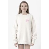 Blackpink Jisoo Signature Beyaz Kadın 2İp Sweatshirt