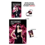 Blackpink Lisa: K - Pop Yıldızları - Büyük Poster Blackpink Kartı ve Rozet Hediyeli!