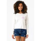 Blackpink Lisa Signature Ekstra Uzunkol Sweatshirt Ekru