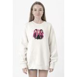 Blackpink Members Art Poster Beyaz Kadın 2İp Sweatshirt