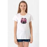Blackpink Members Art Poster Beyaz Kadın Bisikletyaka Tshirt
