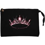 Blackpink Queens Siyah Clutch Astarlı Cüzdan / El Çantası - 25x18cm