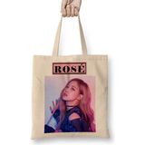 Blackpink Rose Bez Çanta Uzun Saplı - Açık Bej - 40 X 40